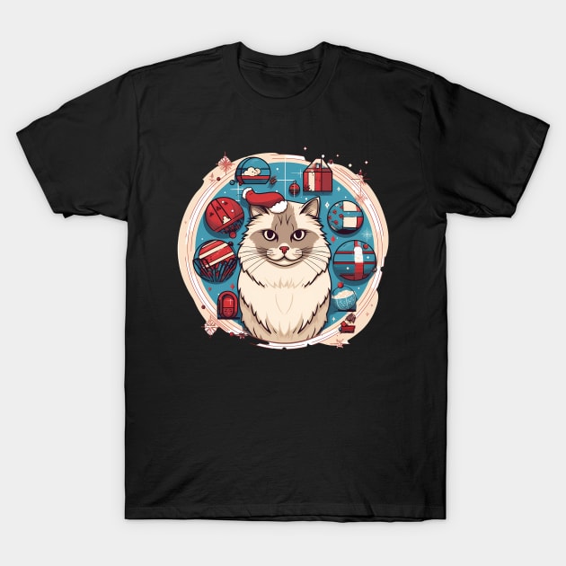 Ragdoll Cat Xmas, Love Cats T-Shirt by dukito